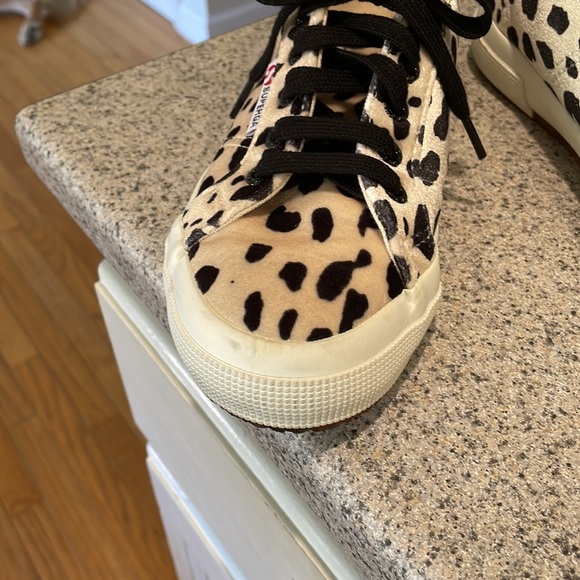 Superga Sneakers Velvet Leopard 6 - Picture 2 of 7